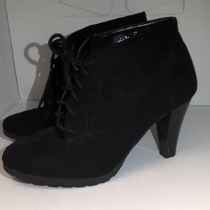 Black Rialto Ankle Boots High Heel